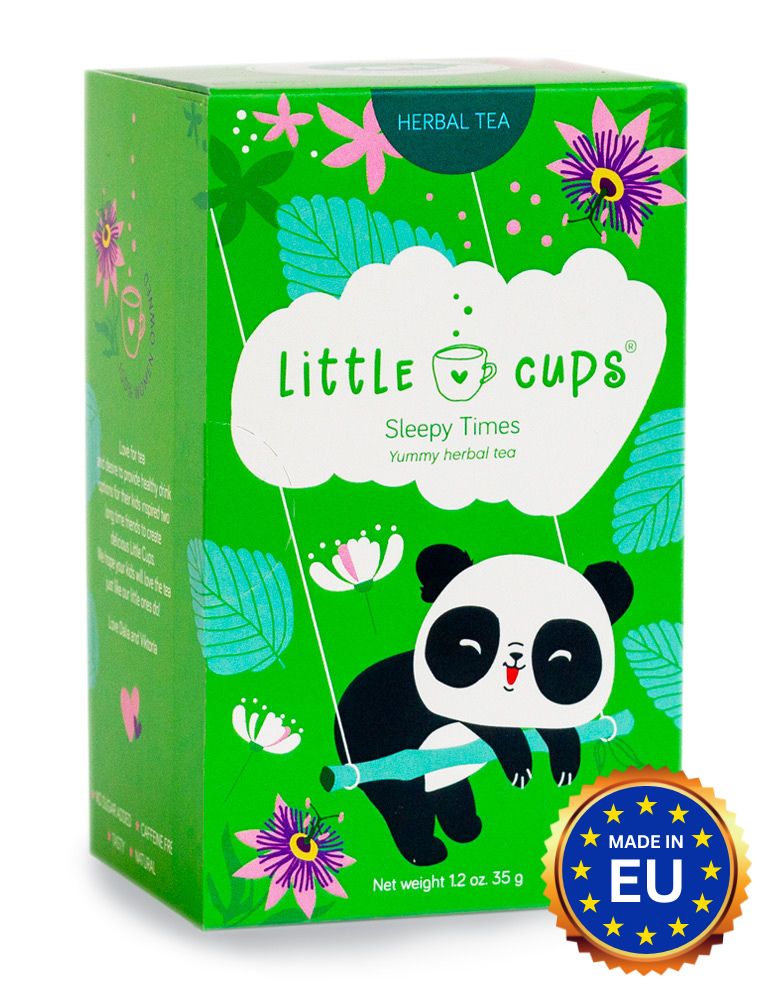 Children's herbal tea for better sleep by Little Cups Tea